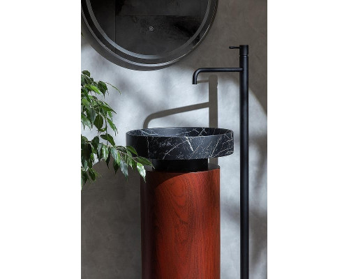 Раковина накладная Boheme Corian 40 801-NM Nero Marquina
