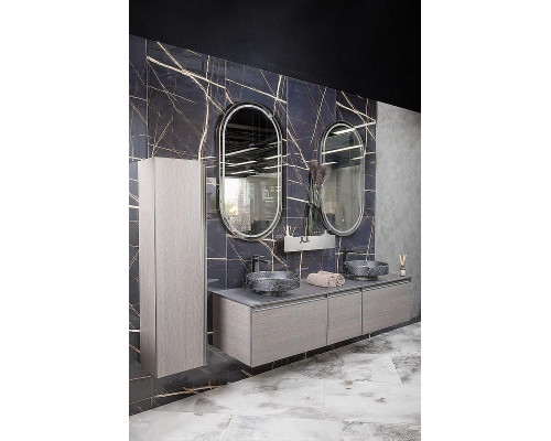 Раковина накладная Boheme Corian 40 801-NM Nero Marquina
