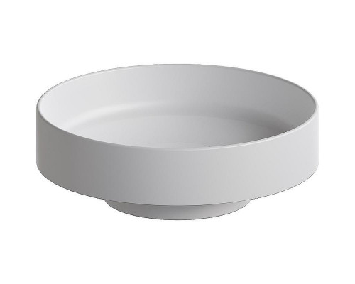 Раковина накладная Boheme Corian 40 801-MW Белая матовая