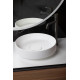 Раковина накладная Boheme Corian 40 801-MW Белая матовая