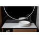 Раковина накладная Boheme Corian 40 801-MW Белая матовая