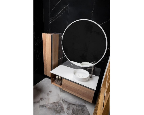 Раковина накладная Boheme Corian 40 801-MW Белая матовая
