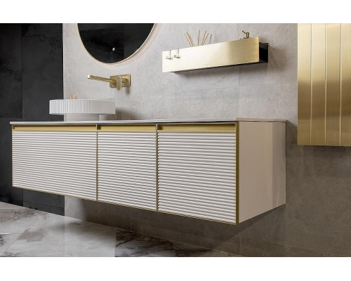 Раковина накладная Boheme Corian 40 801-R-MW Белая матовая