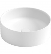 Раковина накладная Boheme Corian 40 819-MW Белая матовая