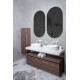 Раковина накладная Boheme Corian 40 819-MW Белая матовая