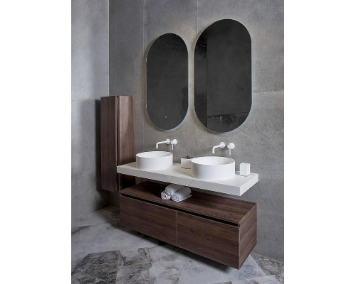 Раковина накладная Boheme Corian 40 819-MW Белая матовая