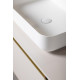 Раковина накладная Boheme Corian Slim 60 879-60-MW Белая матовая