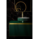 Раковина накладная Boheme Sole Corian 40 801-R-ral6005 цвет Зеленый