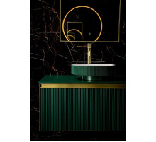 Раковина накладная Boheme Sole Corian 40 801-R-ral6005 цвет Зеленый