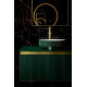 Раковина накладная Boheme Sole Corian 40 801-R-ral6005 цвет Зеленый