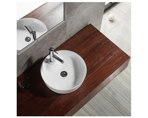 Заказать Раковина-чаша Bravat Affability 44 C22239W-1-ENG Белая в магазине сантехники Santeh-Crystal.ru