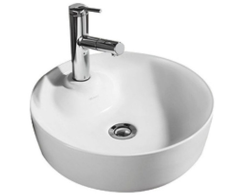 Заказать Раковина-чаша Bravat Affability 44 C22239W-1-ENG Белая в магазине сантехники Santeh-Crystal.ru