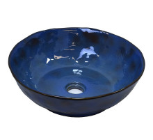Раковина-чаша Bronze de Luxe Salamander 39 2000 Сине-коричневый глянец