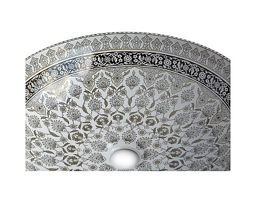 Santeh-Crystal.ru: Раковина-чаша Bronze de Luxe Марракеш 40 1008G Белый глянец с декором Купить Раковина-чаша Bronze de Luxe Марракеш 40 1008G Белый глянец с декором в магазине сантехники Santeh-Crystal.ru