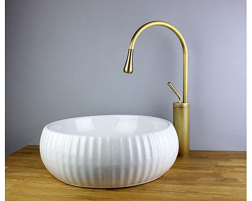 Santeh-Crystal.ru: Раковина-чаша Bronze de Luxe 40 1382W Белая Приобрести Раковина-чаша Bronze de Luxe 40 1382W Белая в магазине сантехники Santeh-Crystal.ru