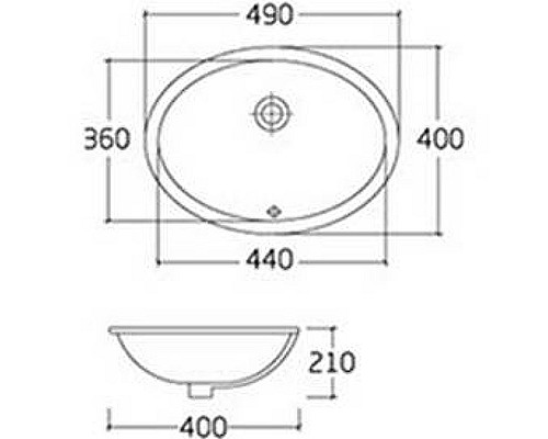 Заказать Раковина Bronze de Luxe 50 1707 Белая в магазине сантехники Santeh-Crystal.ru