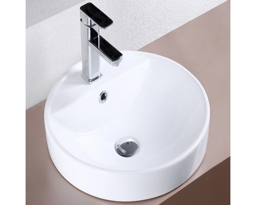 Купить Раковина CeramaLux 46 7067A Белая в магазине сантехники Santeh-Crystal.ru