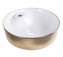 Раковина-чаша CeramaLux 43 D1306H025 Белая Золотая