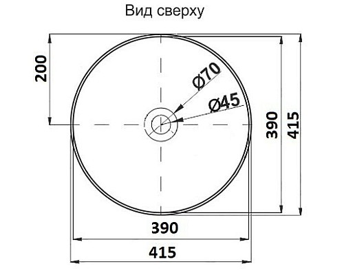 Приобрести Раковина-чаша CeramaLux 41 104MC-1 Капучино в магазине сантехники Santeh-Crystal.ru