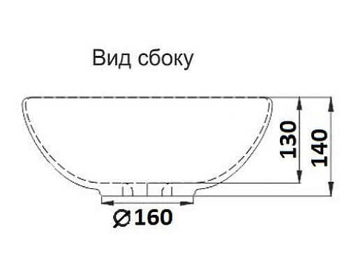 Приобрести Раковина-чаша CeramaLux 41 104MC-1 Капучино в магазине сантехники Santeh-Crystal.ru