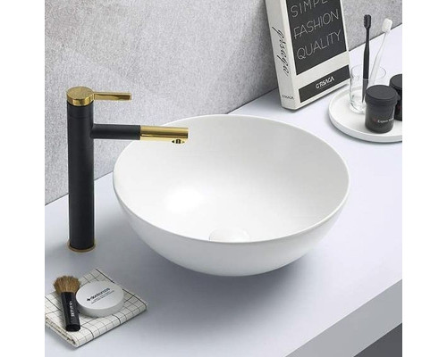 Приобрести Раковина-чаша CeramaLux 41.5 104MW Белая матовая в магазине сантехники Santeh-Crystal.ru