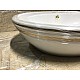 Купить Раковина-чаша CeramaLux 60 2150G Белая Золото в магазине сантехники Santeh-Crystal.ru