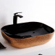 Купить Раковина-чаша CeramaLux 50 D1302H024 Медь Черная в магазине сантехники Santeh-Crystal.ru