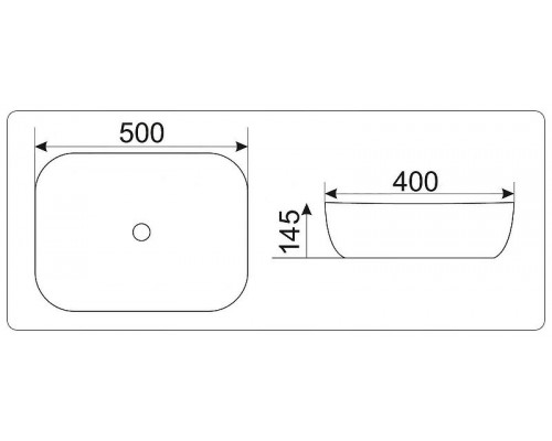 Купить Раковина-чаша CeramaLux 50 D1302H024 Медь Черная в магазине сантехники Santeh-Crystal.ru