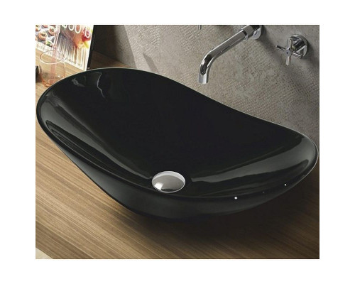 Приобрести Раковина-чаша CeramaLux 60 7811АВ Черная глянцевая в магазине сантехники Santeh-Crystal.ru