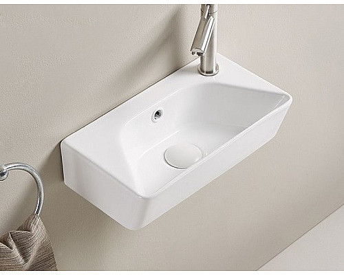 Santeh-Crystal.ru: Раковина CeramaLux 40 78578L Белая глянцевая Приобрести Раковина CeramaLux 40 78578L Белая глянцевая в магазине сантехники Santeh-Crystal.ru
