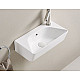 Приобрести Раковина CeramaLux 40 78578L Белая глянцевая в магазине сантехники Santeh-Crystal.ru