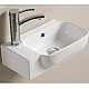 Приобрести Раковина CeramaLux 40 78580R Белая глянцевая в магазине сантехники Santeh-Crystal.ru