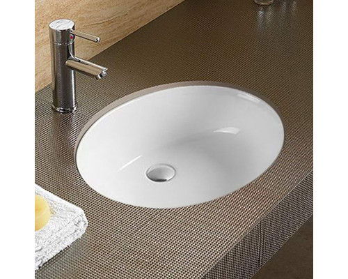 Купить Раковина CeramaLux 60 540QA Белая глянцевая в магазине сантехники Santeh-Crystal.ru