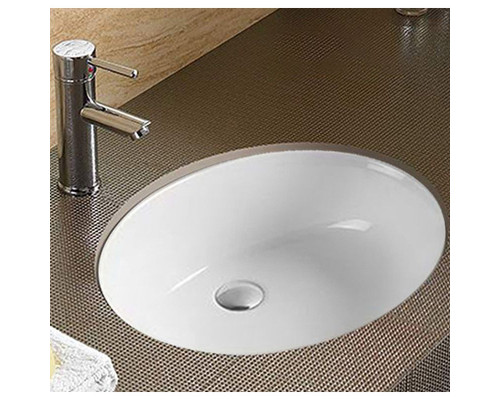 Купить Раковина CeramaLux 60 540QA Белая глянцевая в магазине сантехники Santeh-Crystal.ru