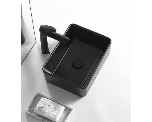 Заказать Раковина-чаша CeramaLux 36 6230MB Черная матовая в магазине сантехники Santeh-Crystal.ru