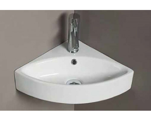 Приобрести Раковина CeramaLux 50 78378 угловая Белая глянцевая в магазине сантехники Santeh-Crystal.ru