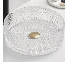 Раковина-чаша CeramaLux 36 GL01 прозрачная