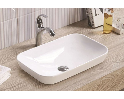 Заказать Раковина CeramaLux 50 E408D Белая глянцевая в магазине сантехники Santeh-Crystal.ru