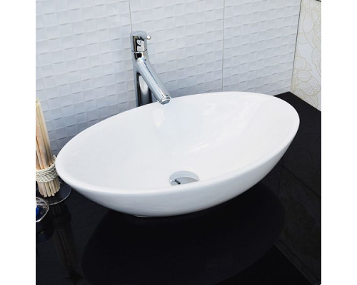 Купить Раковина-чаша CeramaLux 52 9021 Белая в магазине сантехники Santeh-Crystal.ru