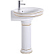 Купить Раковина CeramaLux Lux Classic 75 4286 Белая в магазине сантехники Santeh-Crystal.ru