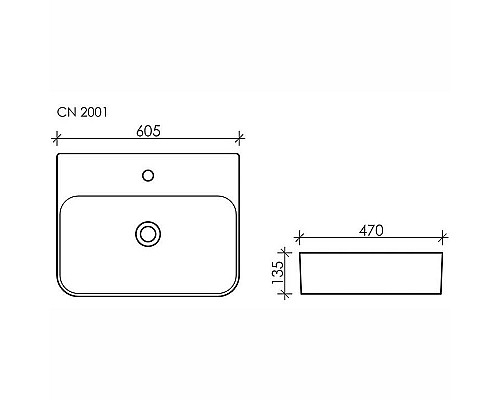 Santeh-Crystal.ru: Раковина Ceramica Nova Aura 60 CN2001 Белая Приобрести Раковина Ceramica Nova Aura 60 CN2001 Белая в магазине сантехники Santeh-Crystal.ru