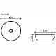 Купить Раковина-чаша Ceramica Nova Element 42 CN5024 Белая в магазине сантехники Santeh-Crystal.ru