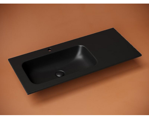 Раковина Ceramicanova Grace 100 L CN7014MB Черная матовая