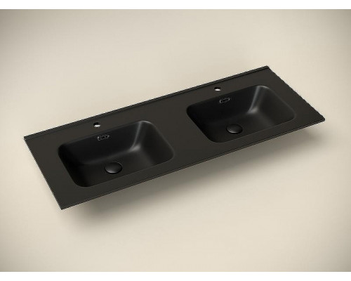 Раковина Ceramicanova Element 120 CN7004MB двойная Черная матовая