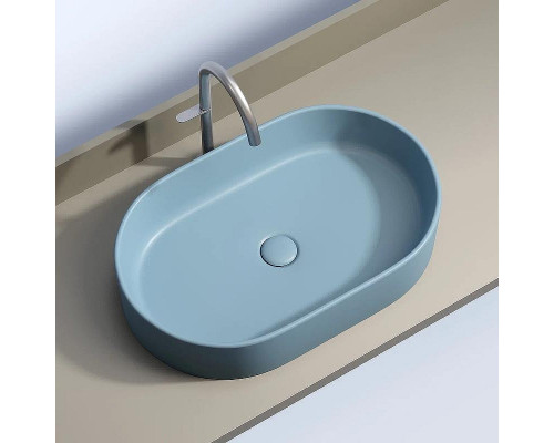 Раковина-чаша Ceramicanova Element 61 CN6048ML Голубая матовая