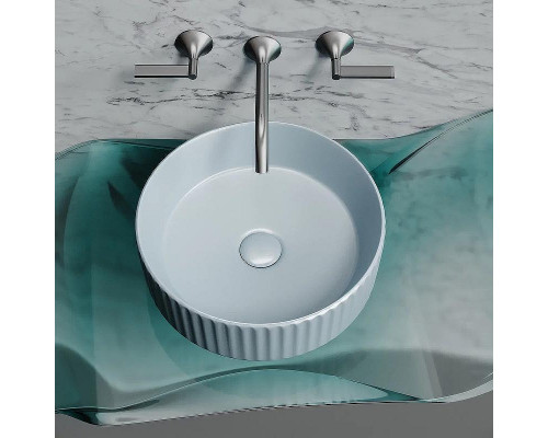 Раковина-чаша Ceramicanova Element 36 CN6057MHL Серо-голубая матовая