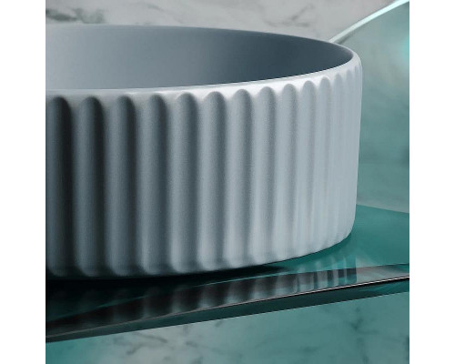 Раковина-чаша Ceramicanova Element 36 CN6057MHL Серо-голубая матовая