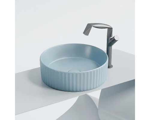 Раковина-чаша Ceramicanova Element 36 CN6057ML Голубая матовая