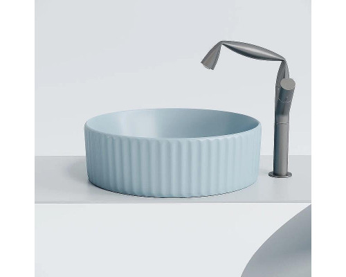 Раковина-чаша Ceramicanova Element 36 CN6057ML Голубая матовая