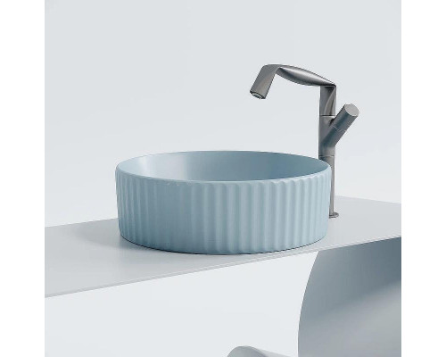 Раковина-чаша Ceramicanova Element 36 CN6057ML Голубая матовая